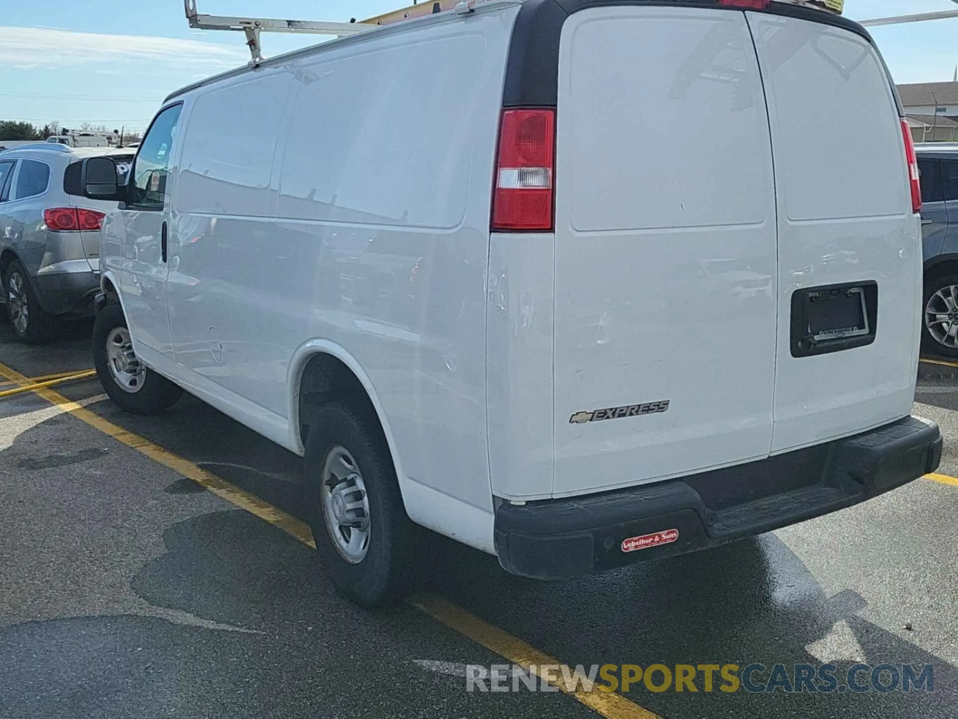4 fotografías del automóvil dañado 1GCWGAFG8L1162232 CHEVROLET EXPRESS G2500 2020