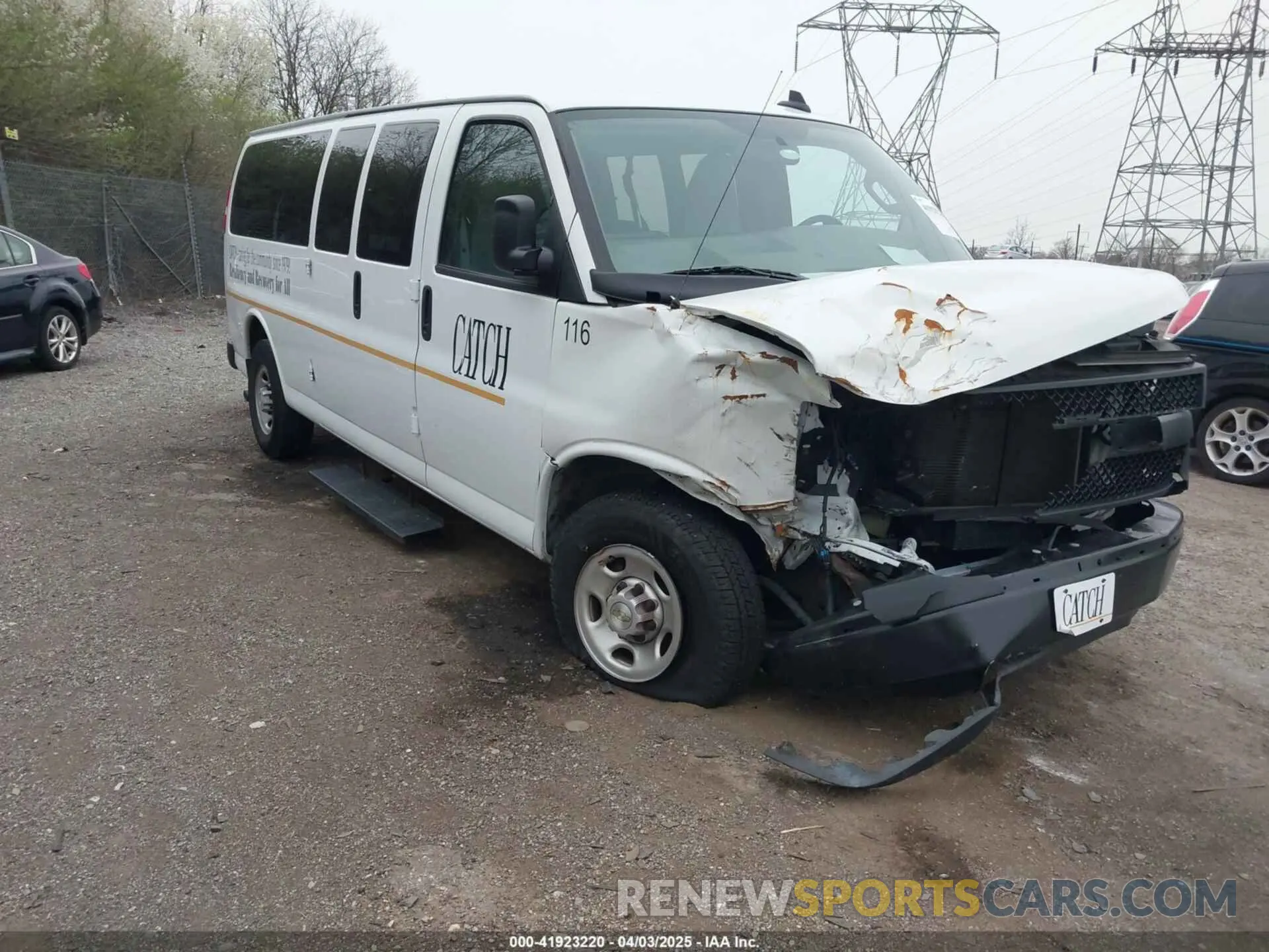 1 fotografías del automóvil dañado 1GAZGNFP2P1137216 CHEVROLET EXPRESS PASSENGER 2023