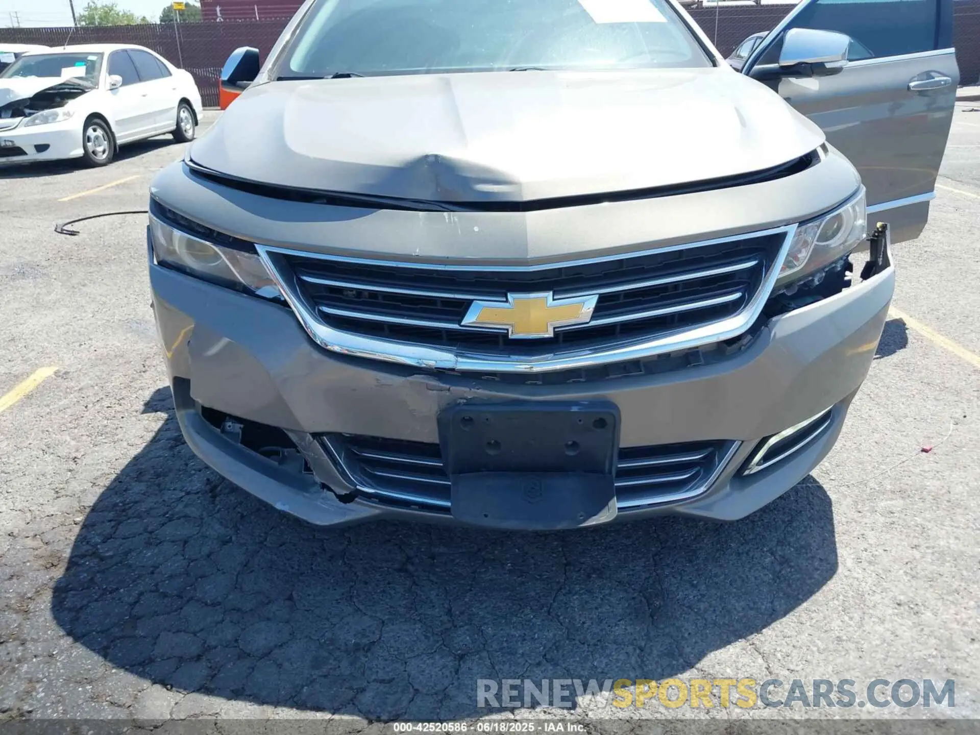 6 fotografías del automóvil dañado 1G1105S31KU134710 CHEVROLET IMPALA 2019