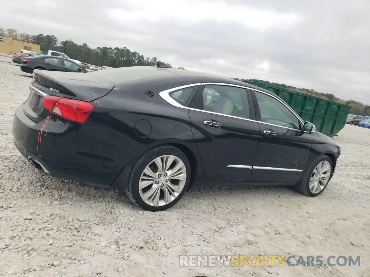 3 fotografías del automóvil dañado 1G1105S32KU101330 CHEVROLET IMPALA 2019