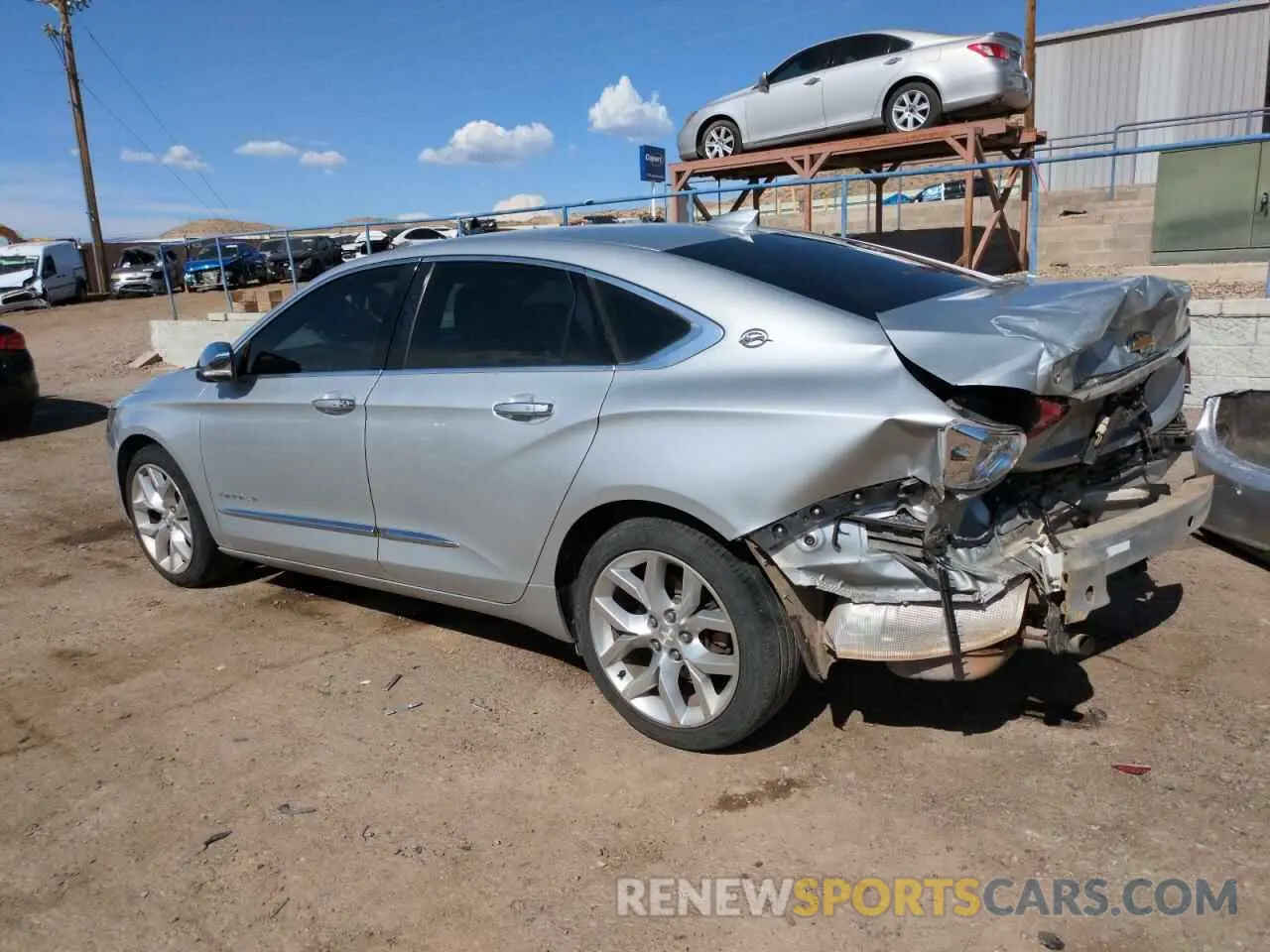 2 fotografías del automóvil dañado 1G1105S32KU112537 CHEVROLET IMPALA 2019