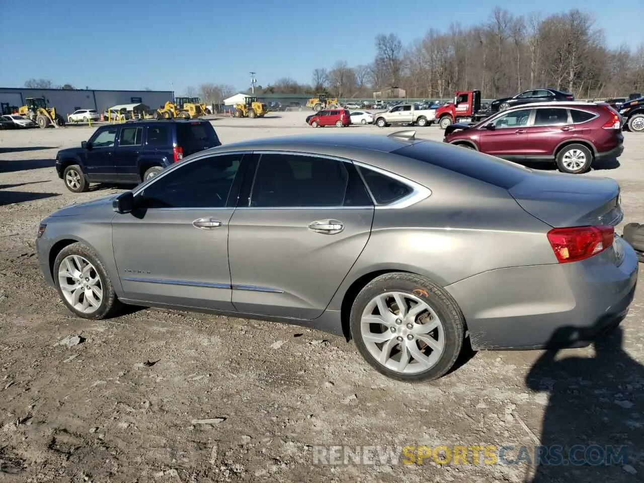 2 fotografías del automóvil dañado 1G1105S33KU107105 CHEVROLET IMPALA 2019