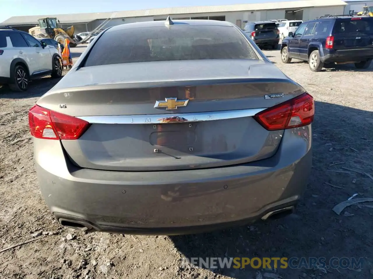 6 fotografías del automóvil dañado 1G1105S33KU107105 CHEVROLET IMPALA 2019