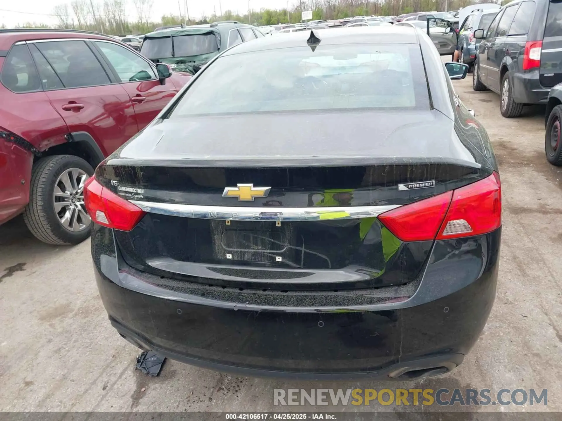 16 fotografías del automóvil dañado 1G1105S36KU105588 CHEVROLET IMPALA 2019
