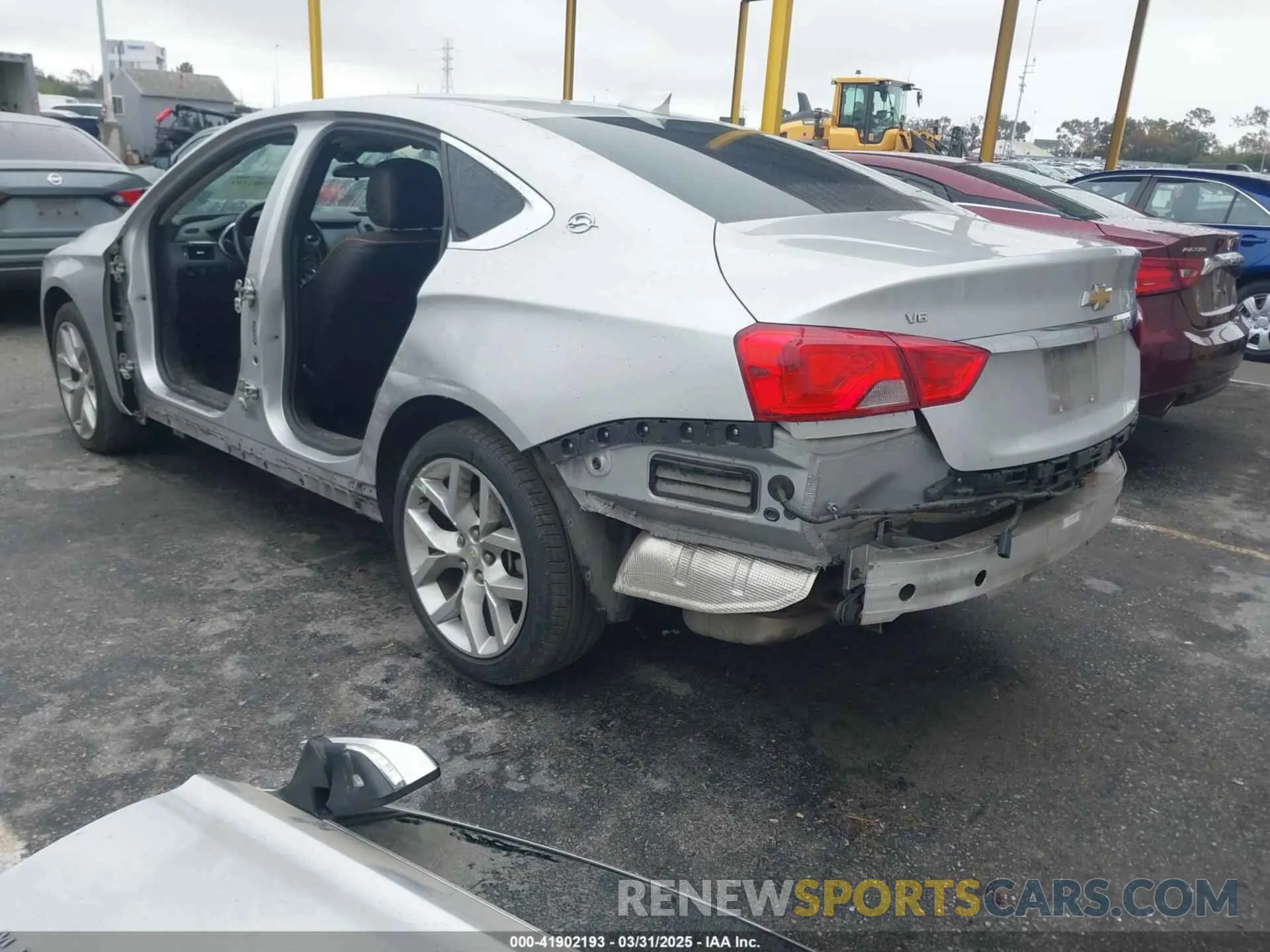 3 fotografías del automóvil dañado 1G1105S37KU142374 CHEVROLET IMPALA 2019