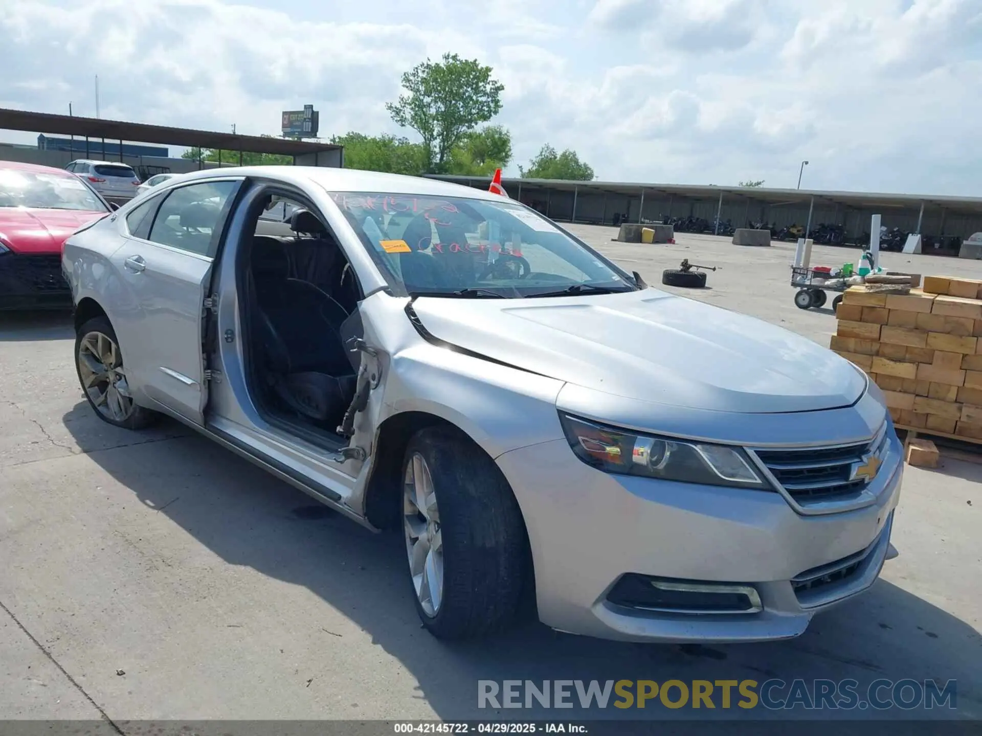 1 fotografías del automóvil dañado 1G1105S38KU115426 CHEVROLET IMPALA 2019