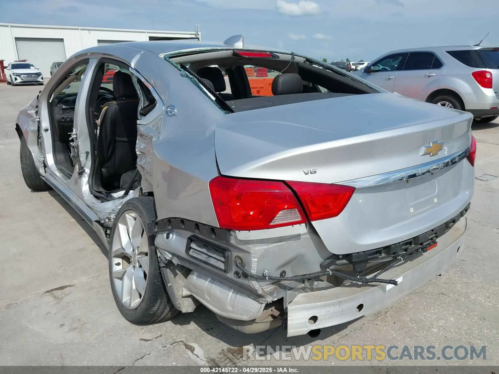6 fotografías del automóvil dañado 1G1105S38KU115426 CHEVROLET IMPALA 2019