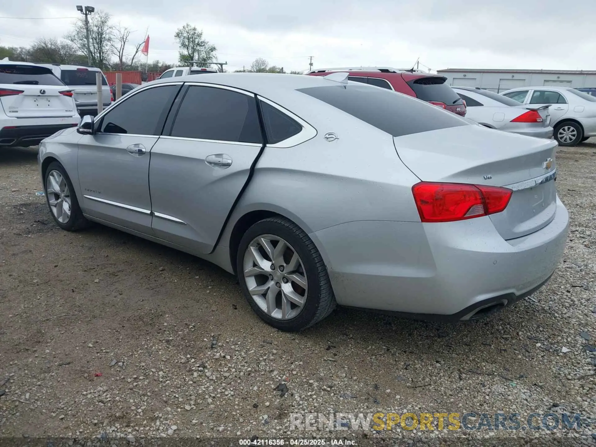 3 fotografías del automóvil dañado 1G1105S38KU135028 CHEVROLET IMPALA 2019