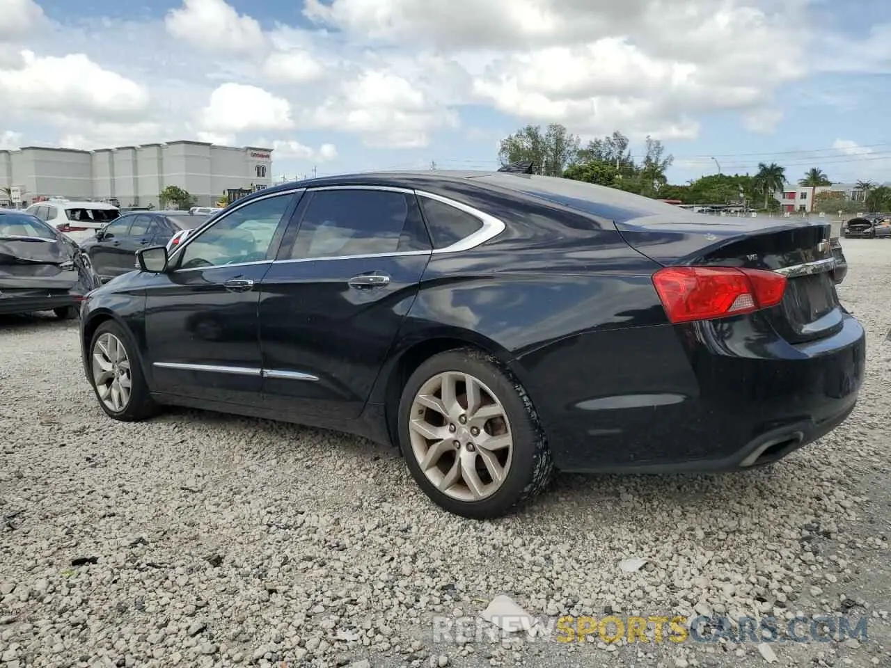 2 fotografías del automóvil dañado 1G1105S3XKU116769 CHEVROLET IMPALA 2019
