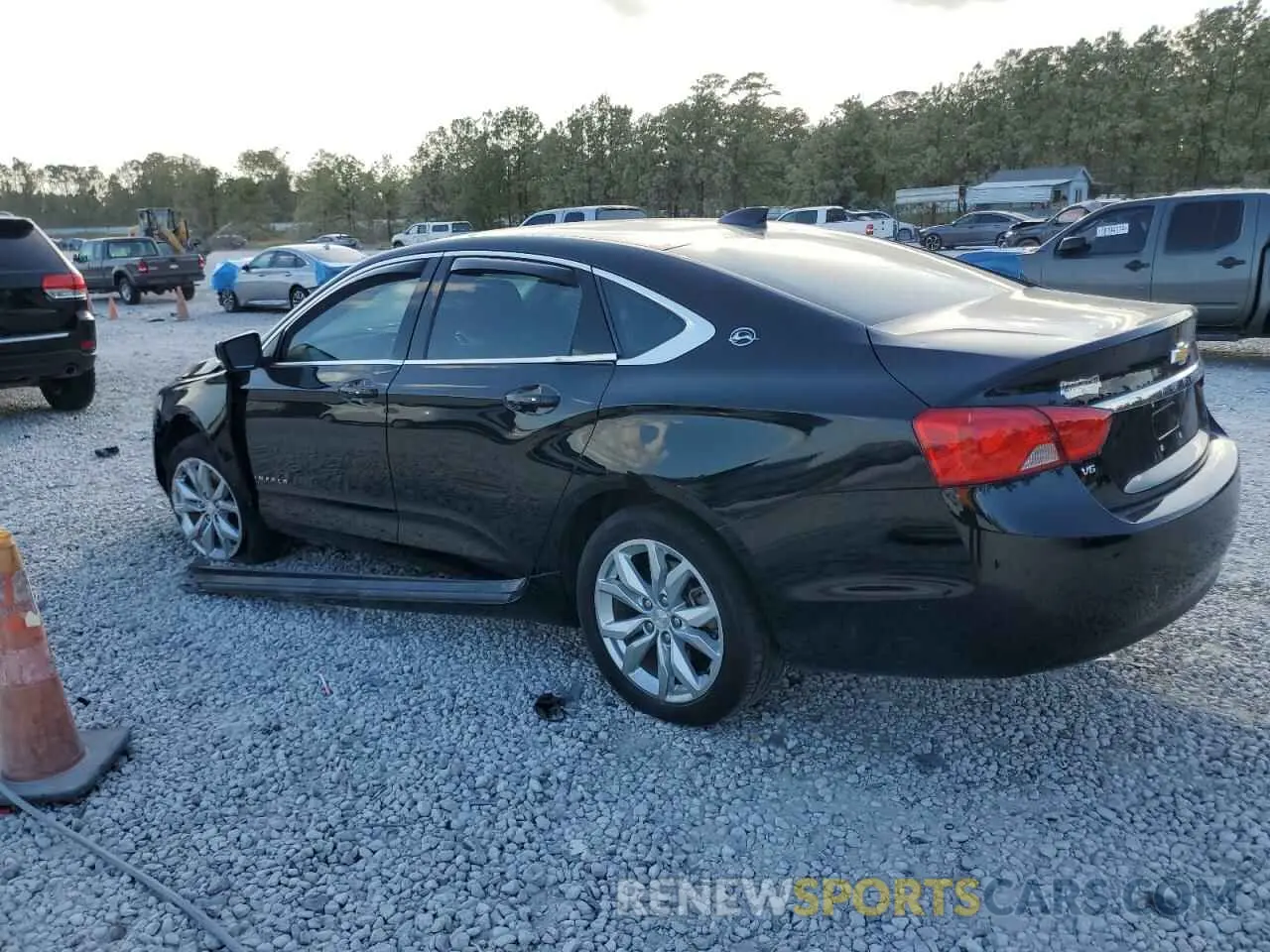 2 fotografías del automóvil dañado 1G11Z5S32KU146600 CHEVROLET IMPALA 2019