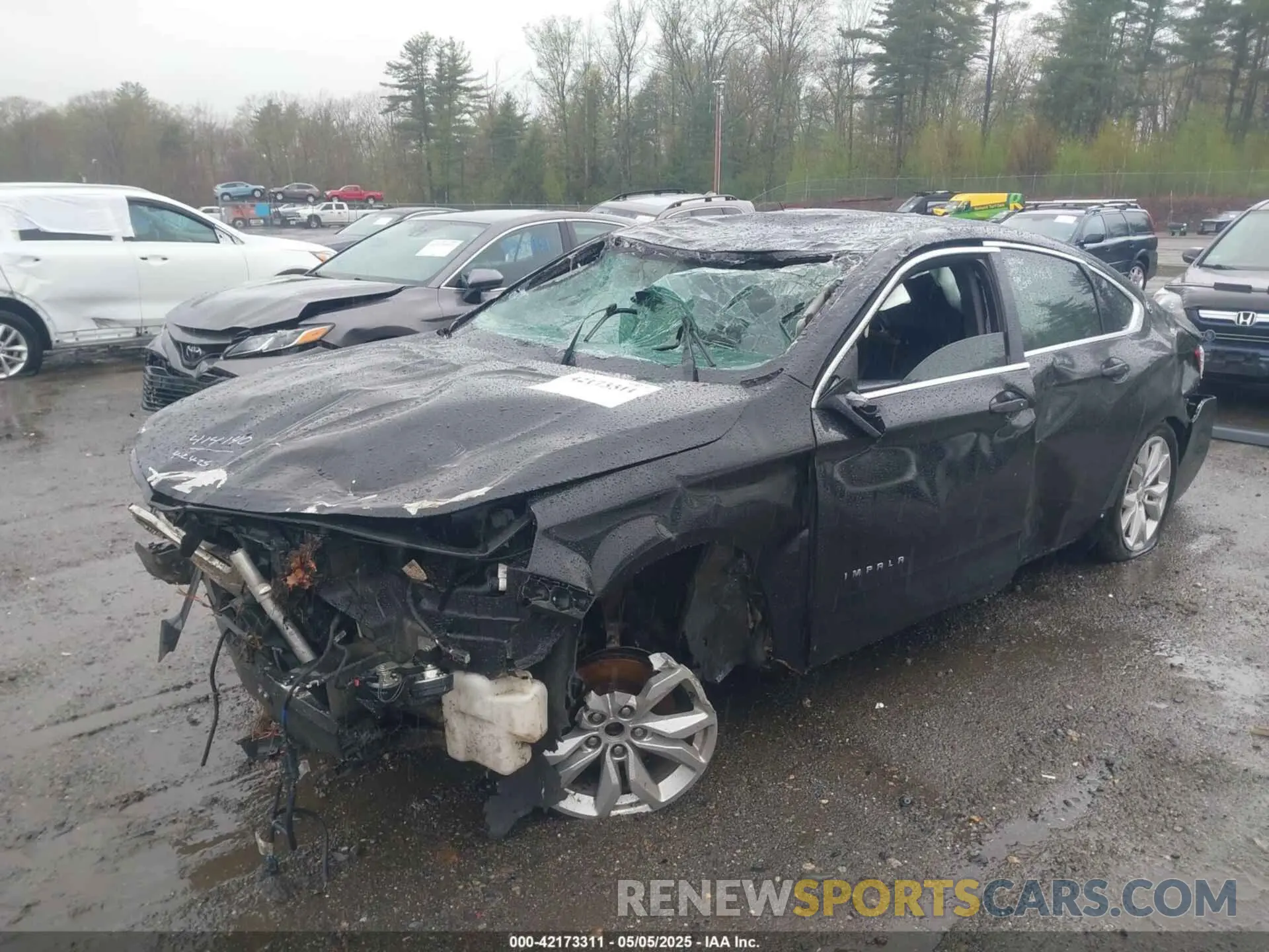 2 fotografías del automóvil dañado 1G11Z5S34KU107085 CHEVROLET IMPALA 2019
