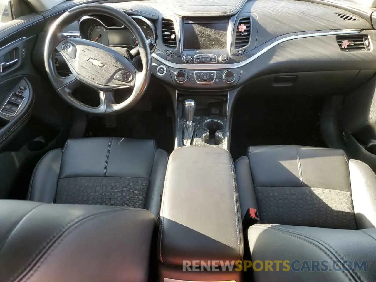8 fotografías del automóvil dañado 1G11Z5S34KU114134 CHEVROLET IMPALA 2019