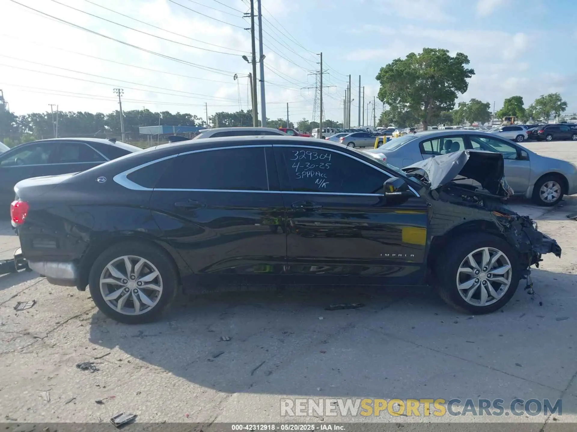 14 fotografías del automóvil dañado 1G11Z5S34KU118345 CHEVROLET IMPALA 2019