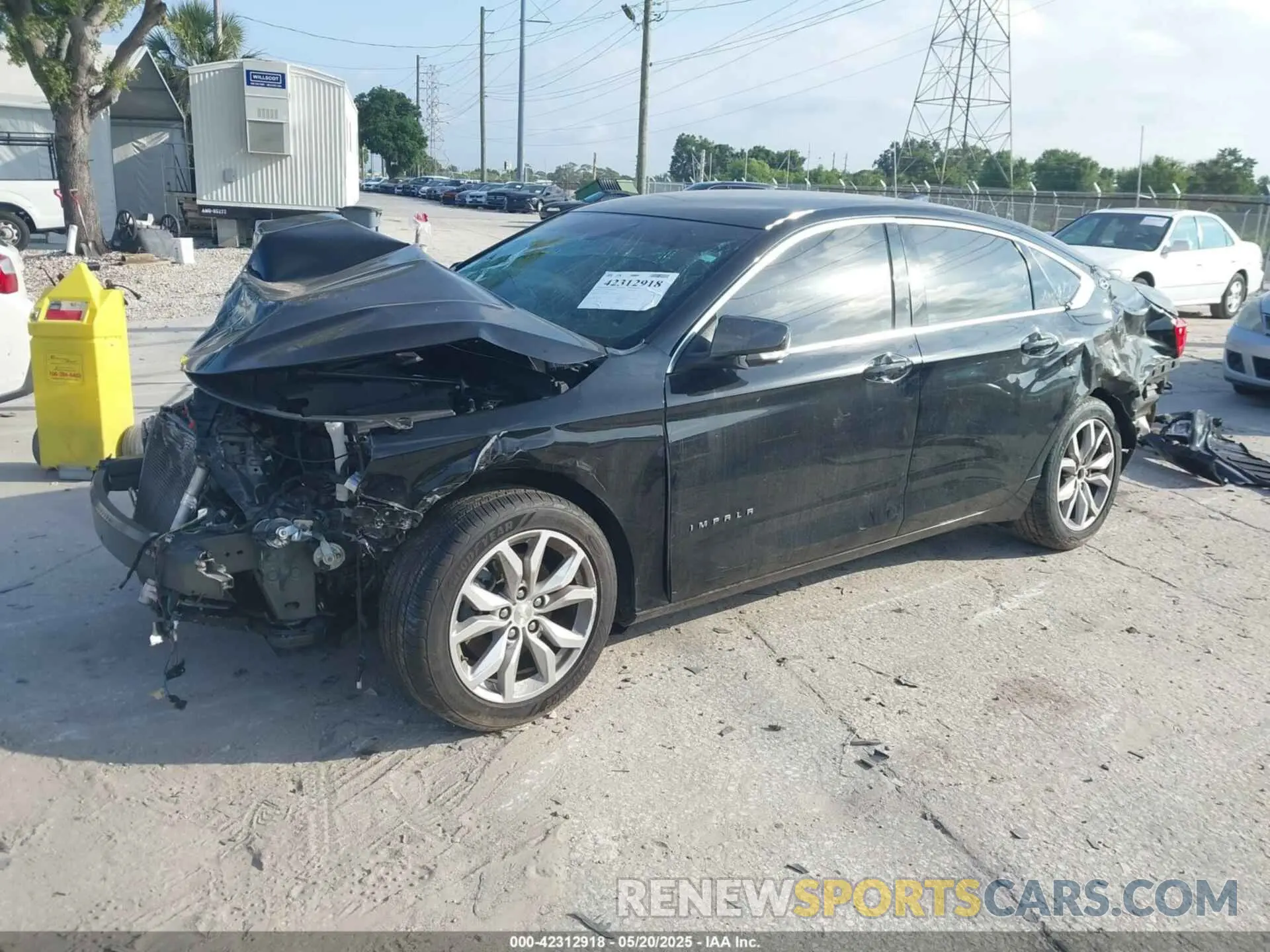 2 fotografías del automóvil dañado 1G11Z5S34KU118345 CHEVROLET IMPALA 2019