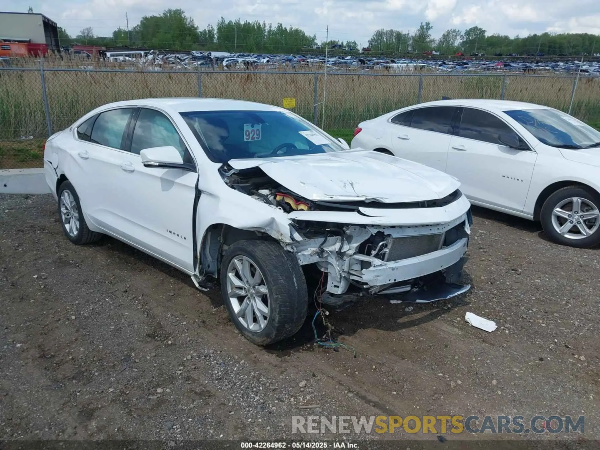 1 fotografías del automóvil dañado 1G11Z5SA5KU114142 CHEVROLET IMPALA 2019