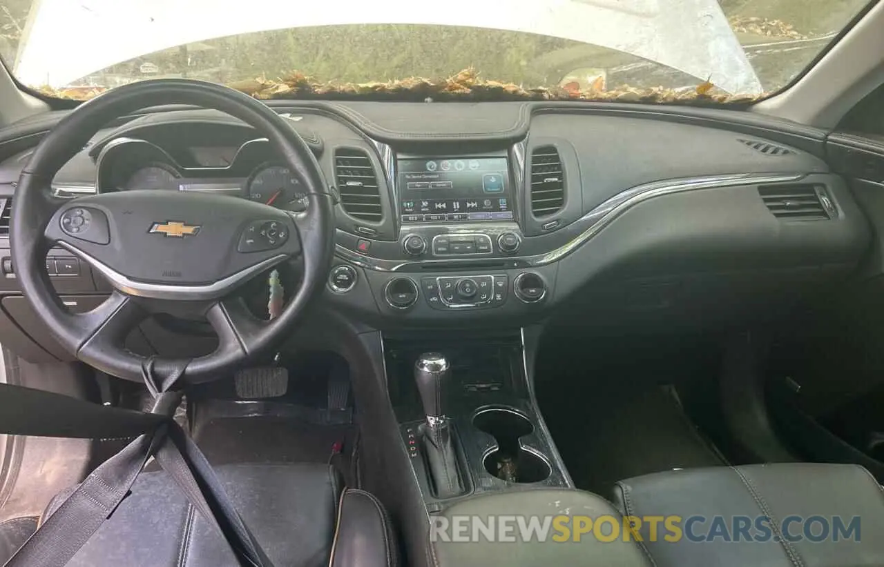 9 fotografías del automóvil dañado 2G1105S32K9139783 CHEVROLET IMPALA 2019