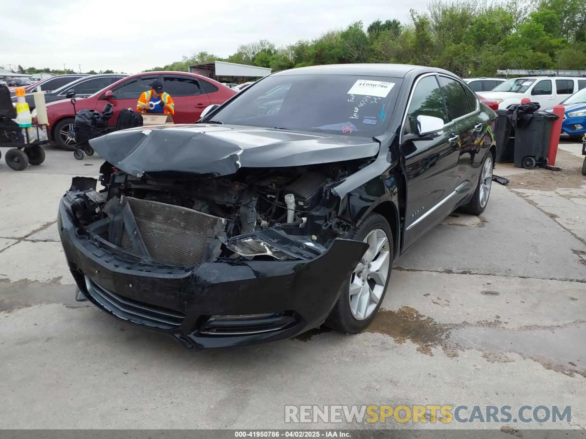 2 fotografías del automóvil dañado 2G1105S35K9152527 CHEVROLET IMPALA 2019