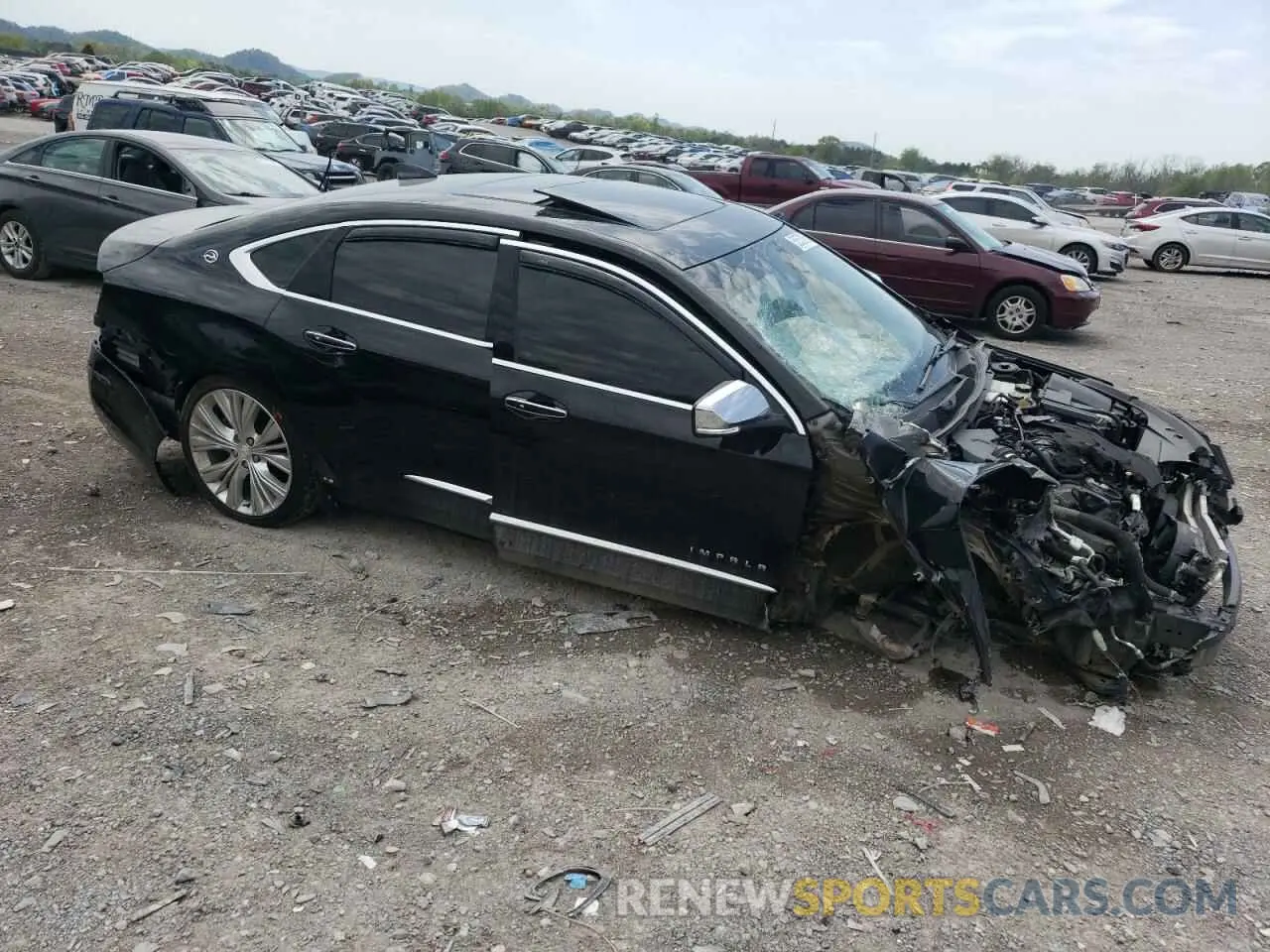 4 fotografías del automóvil dañado 2G1105S36K9152780 CHEVROLET IMPALA 2019