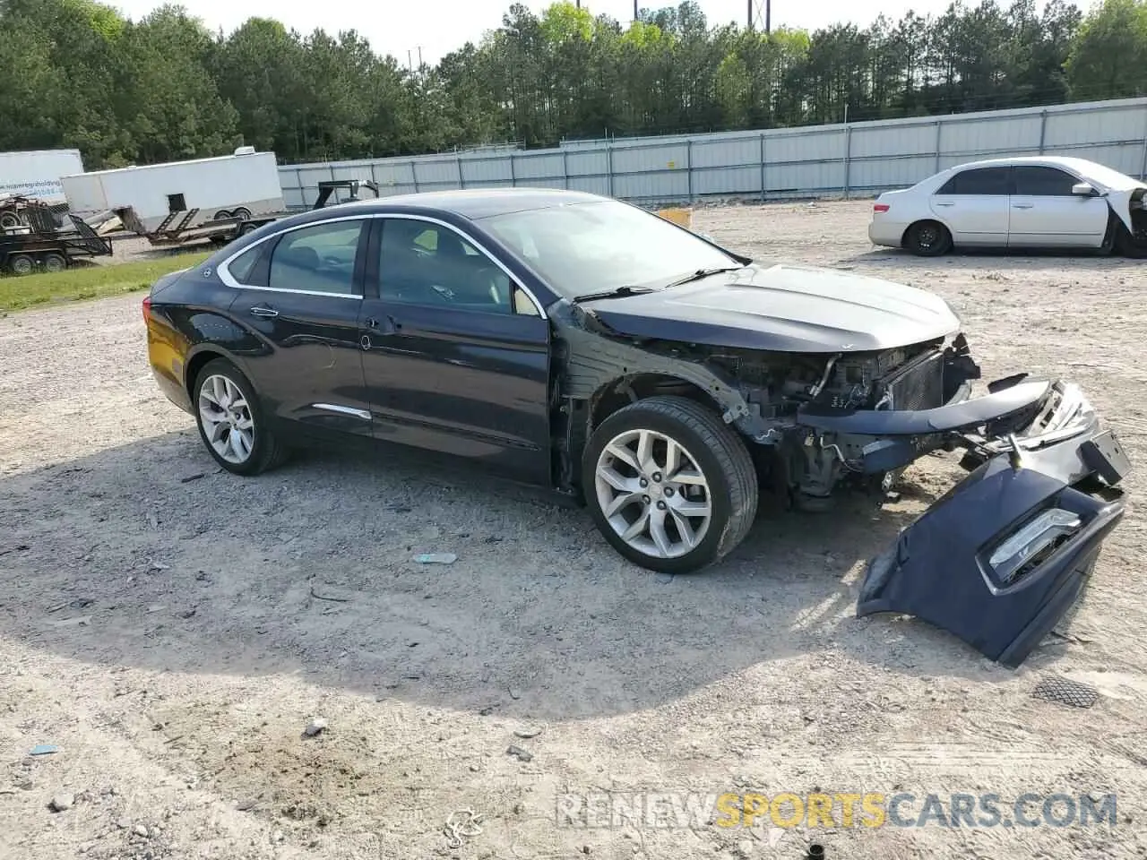 4 fotografías del automóvil dañado 2G1105S37K9121764 CHEVROLET IMPALA 2019