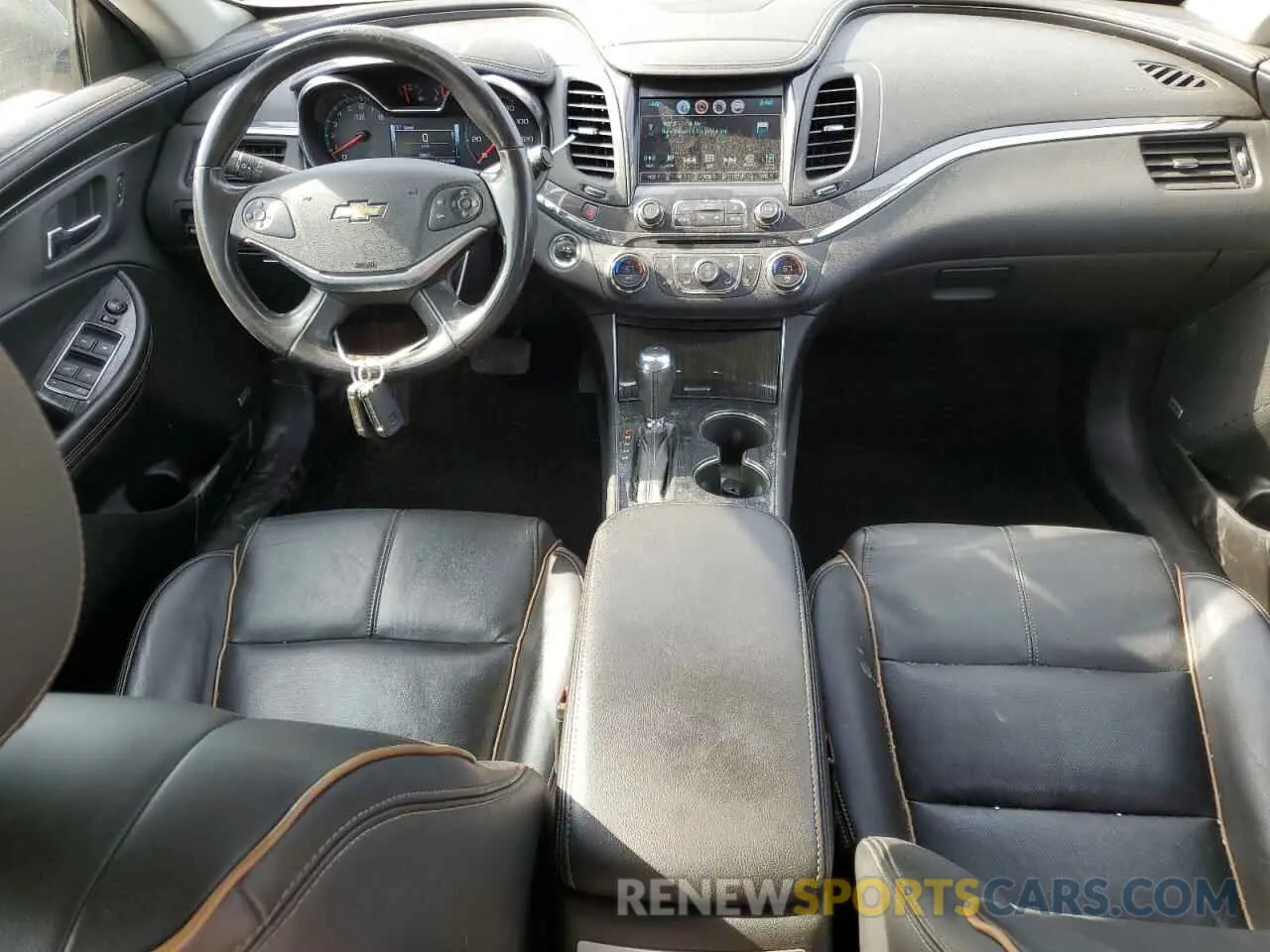 8 fotografías del automóvil dañado 2G1105S37K9121764 CHEVROLET IMPALA 2019
