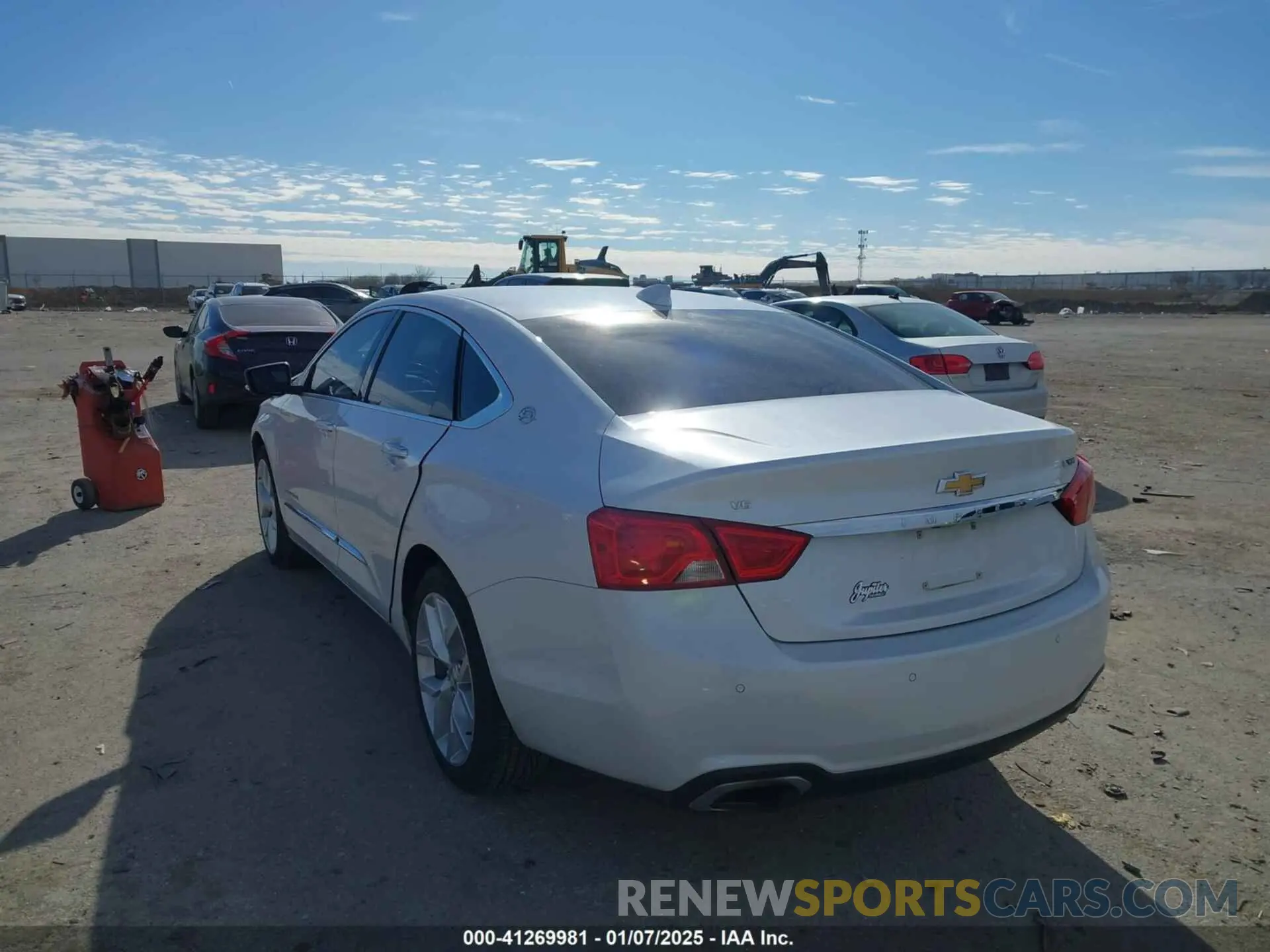 3 fotografías del automóvil dañado 2G1105S38K9139464 CHEVROLET IMPALA 2019