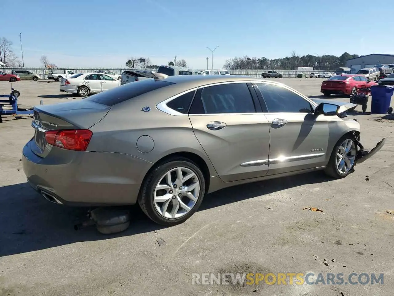 3 fotografías del automóvil dañado 2G1105S38K9146141 CHEVROLET IMPALA 2019