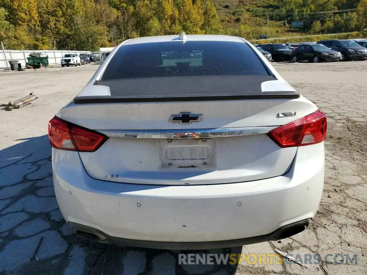 6 fotografías del automóvil dañado 2G1105S39K9128067 CHEVROLET IMPALA 2019