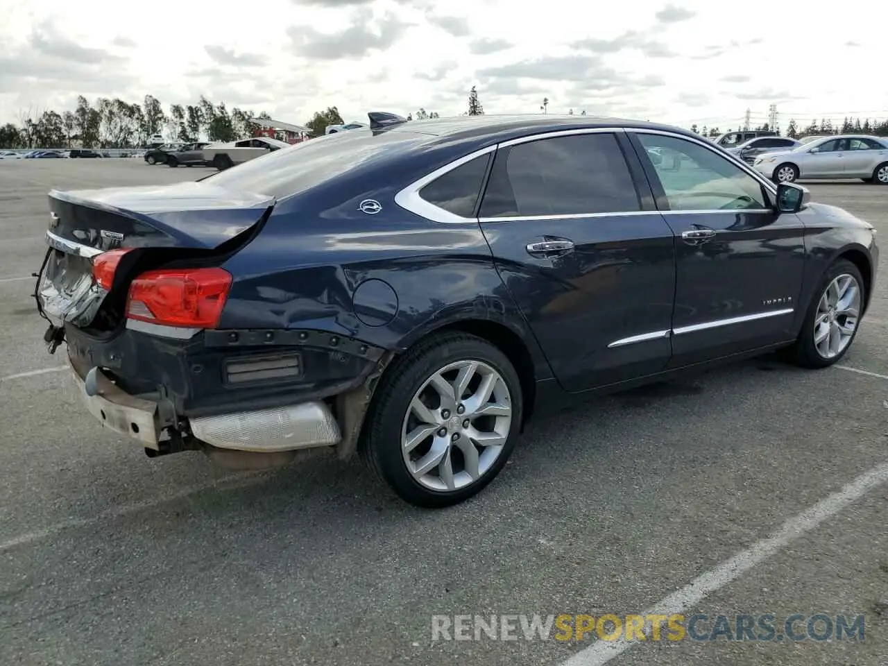 3 fotografías del automóvil dañado 2G1105S39K9132085 CHEVROLET IMPALA 2019