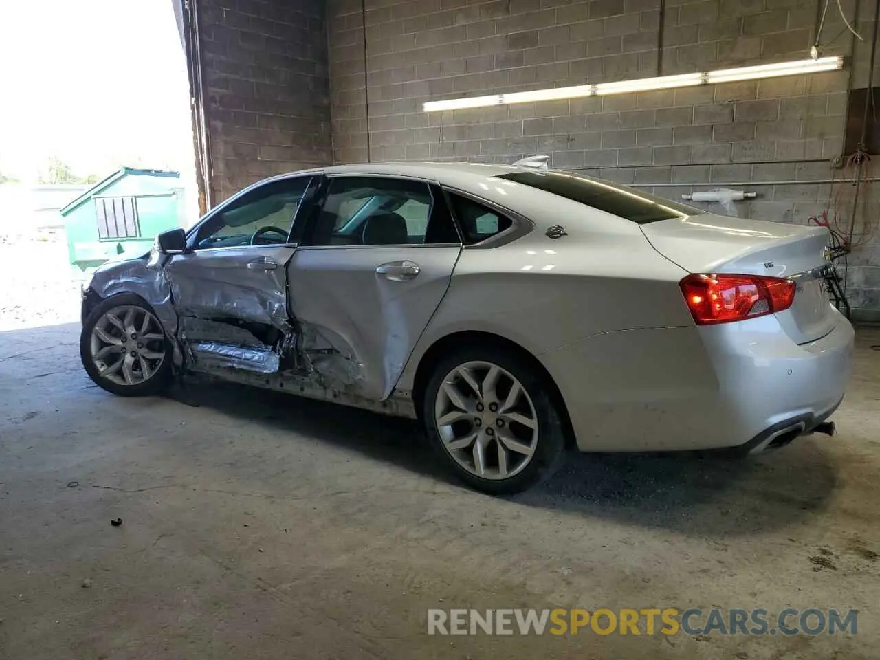 2 fotografías del automóvil dañado 2G1105S39K9160145 CHEVROLET IMPALA 2019