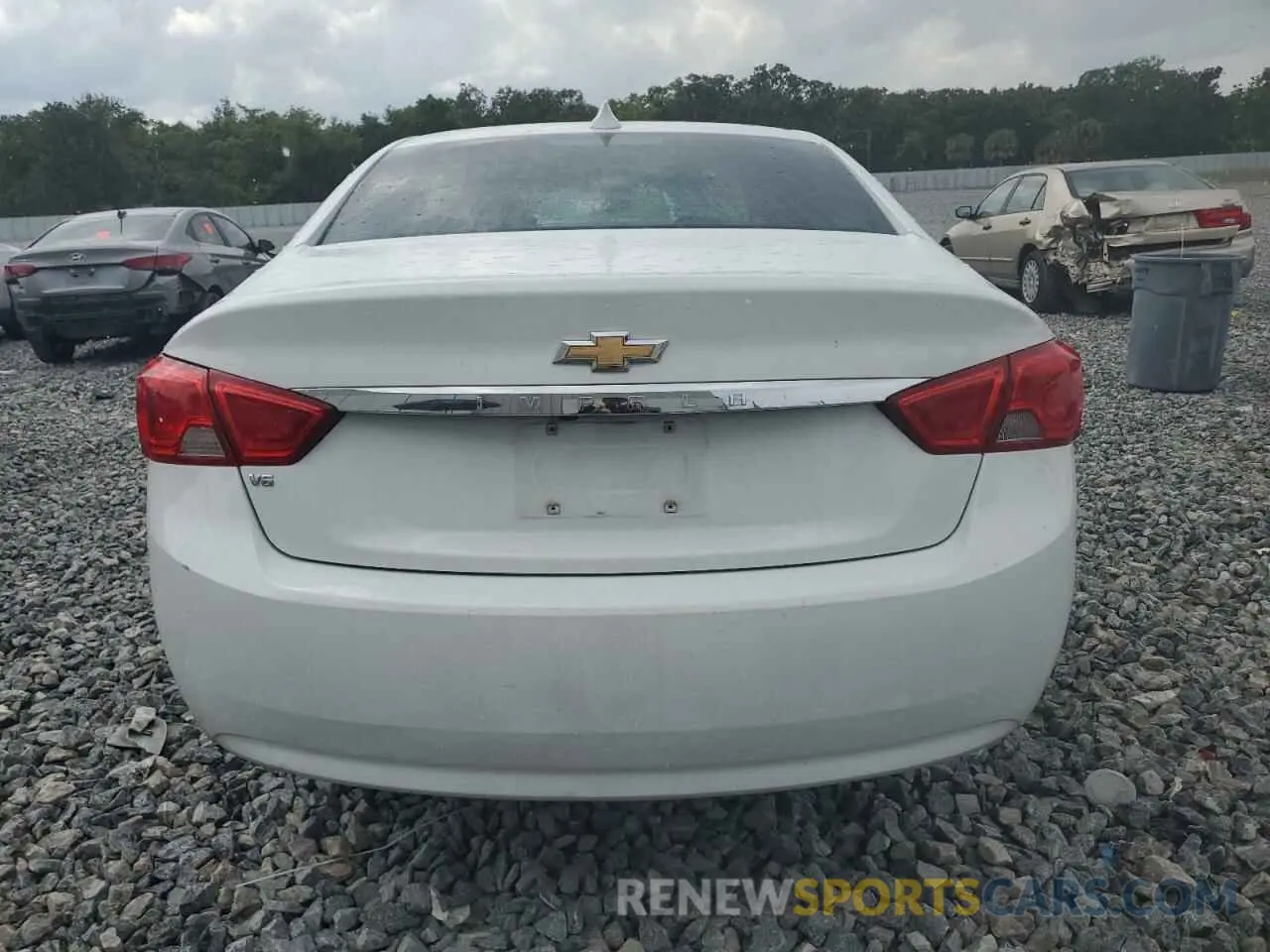 6 fotografías del automóvil dañado 2G11X5S33K9109350 CHEVROLET IMPALA 2019