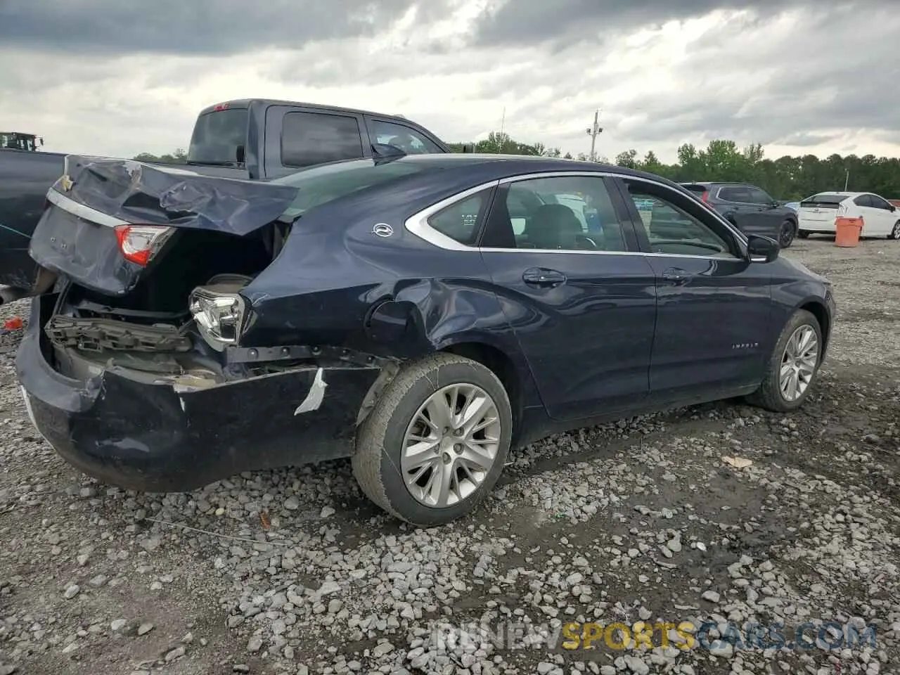 3 fotografías del automóvil dañado 2G11X5SA7K9115702 CHEVROLET IMPALA 2019
