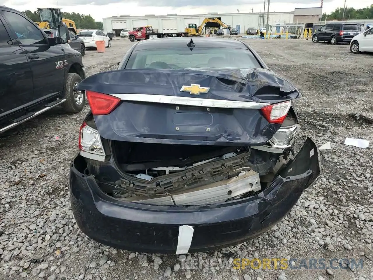 6 fotografías del automóvil dañado 2G11X5SA7K9115702 CHEVROLET IMPALA 2019