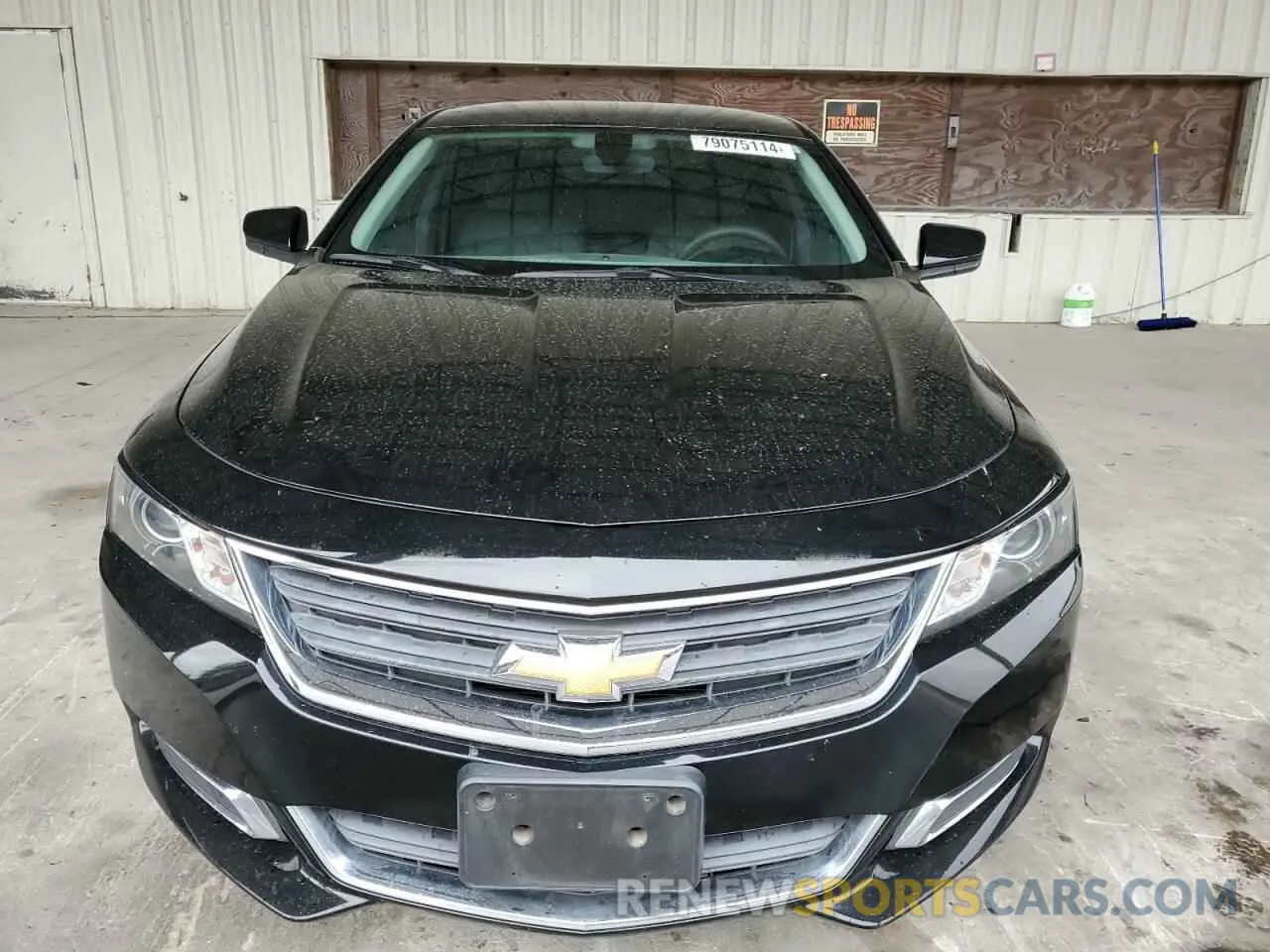 5 fotografías del automóvil dañado 2G11Y5SAXK9128909 CHEVROLET IMPALA 2019