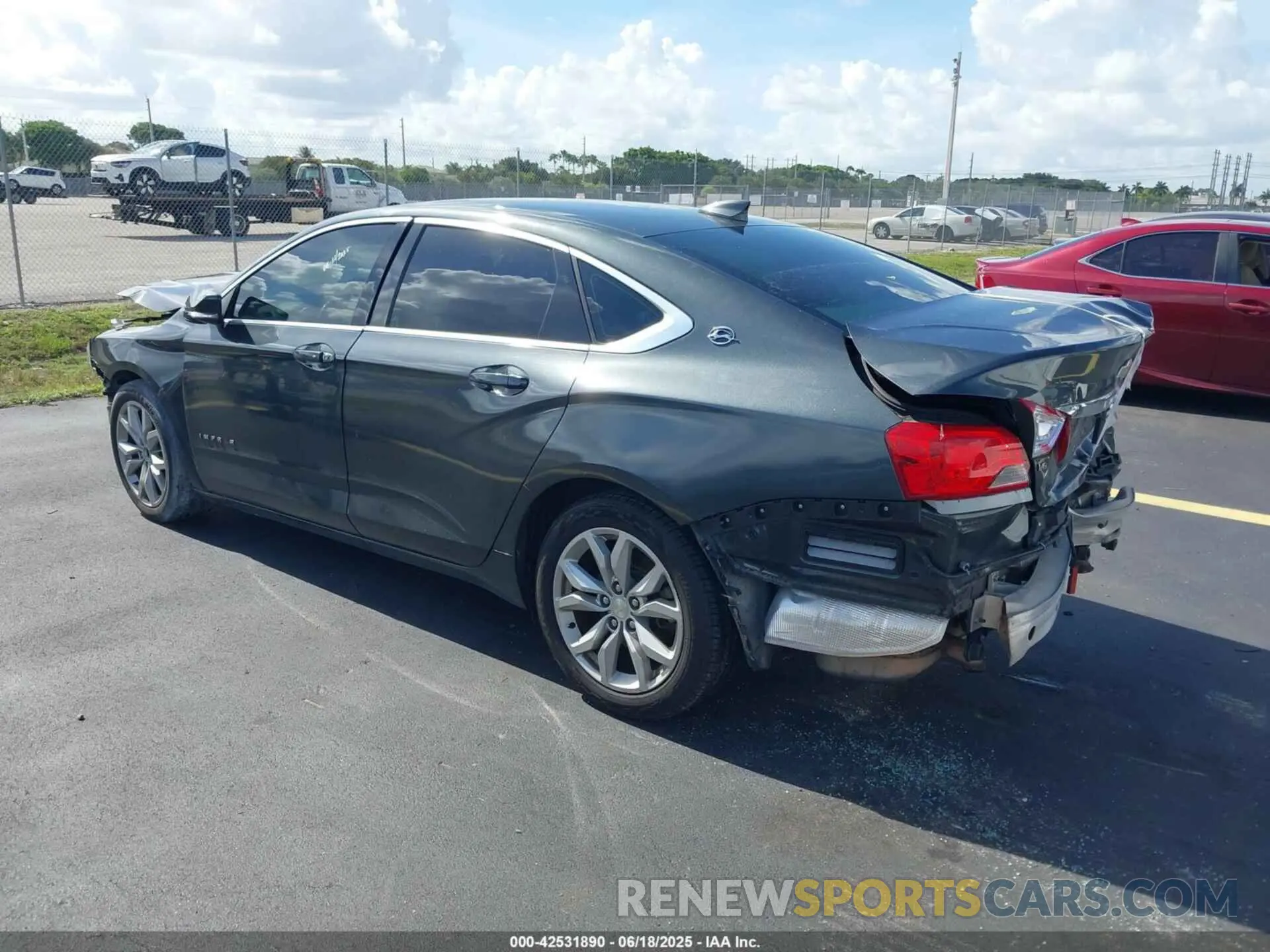 3 fotografías del automóvil dañado 2G11Z5S30K9114225 CHEVROLET IMPALA 2019