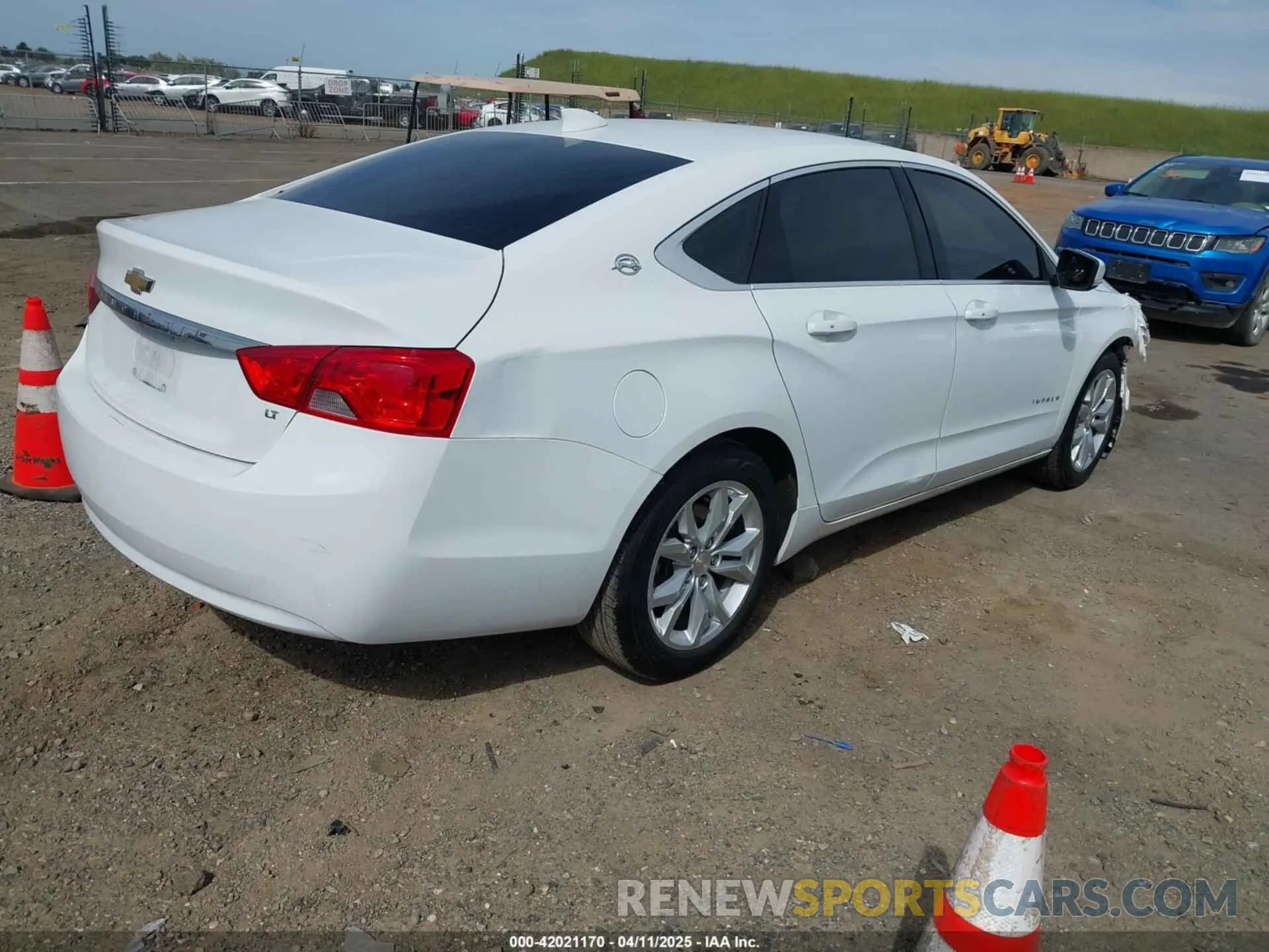 4 fotografías del automóvil dañado 2G11Z5S33K9109844 CHEVROLET IMPALA 2019