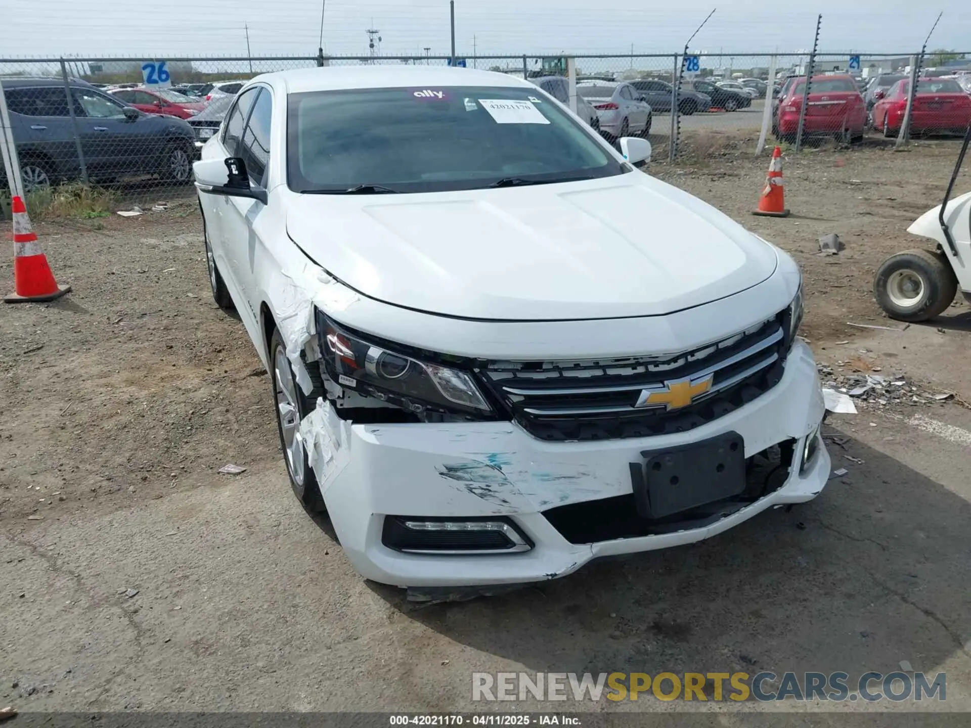 6 fotografías del automóvil dañado 2G11Z5S33K9109844 CHEVROLET IMPALA 2019