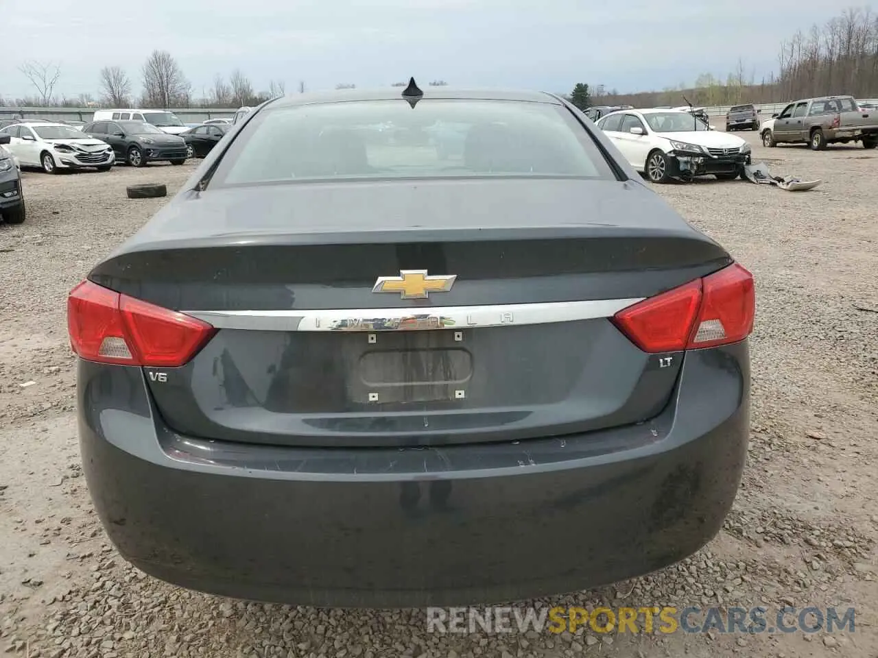 6 fotografías del automóvil dañado 2G11Z5S33K9109911 CHEVROLET IMPALA 2019