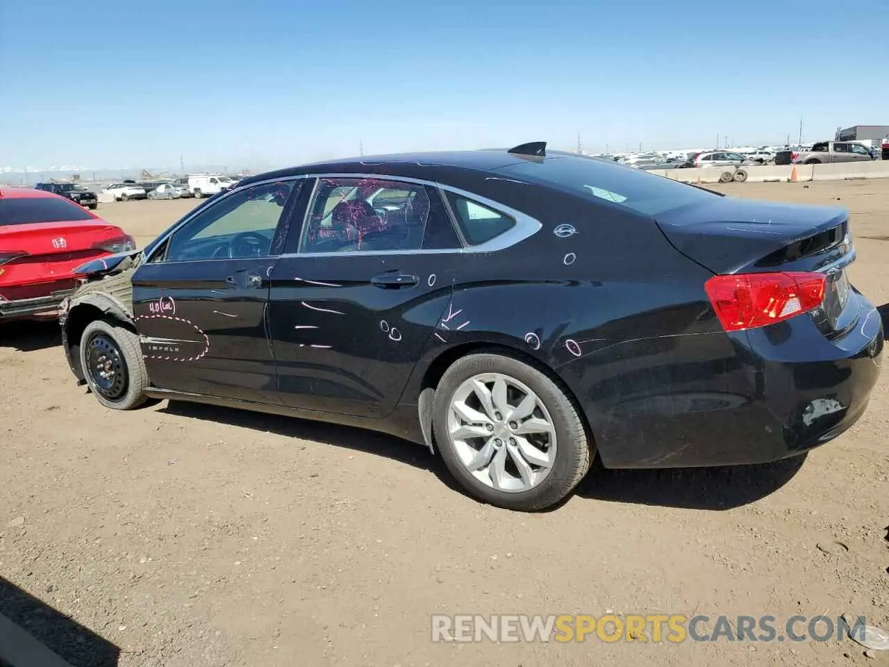 2 fotografías del automóvil dañado 2G11Z5S33K9113330 CHEVROLET IMPALA 2019