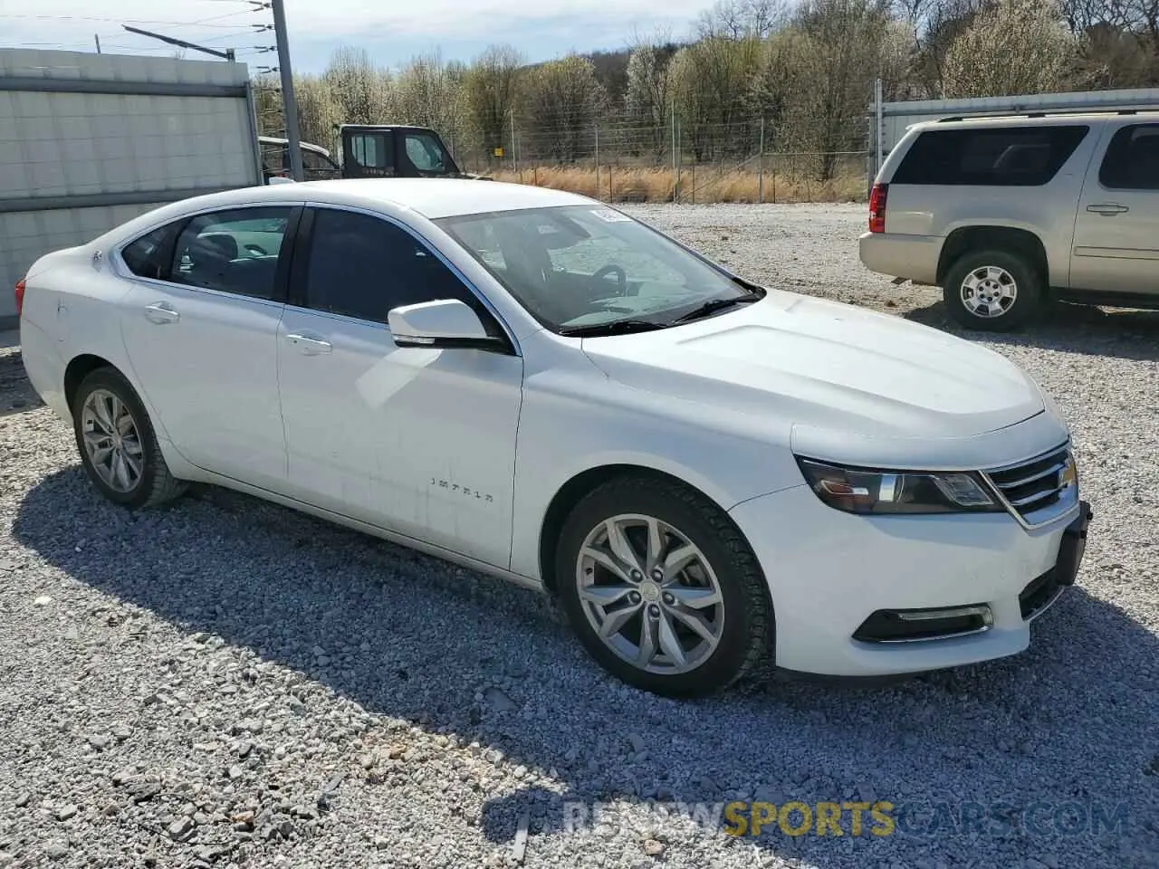 4 fotografías del automóvil dañado 2G11Z5S34K9112106 CHEVROLET IMPALA 2019