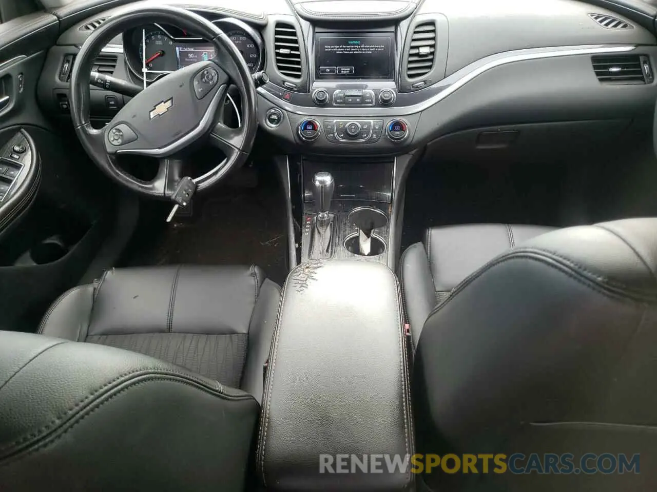 8 fotografías del automóvil dañado 2G11Z5S35K9105195 CHEVROLET IMPALA 2019
