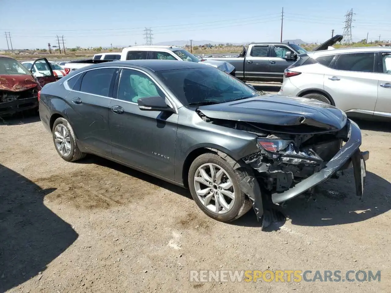 4 fotografías del automóvil dañado 2G11Z5S36K9110731 CHEVROLET IMPALA 2019