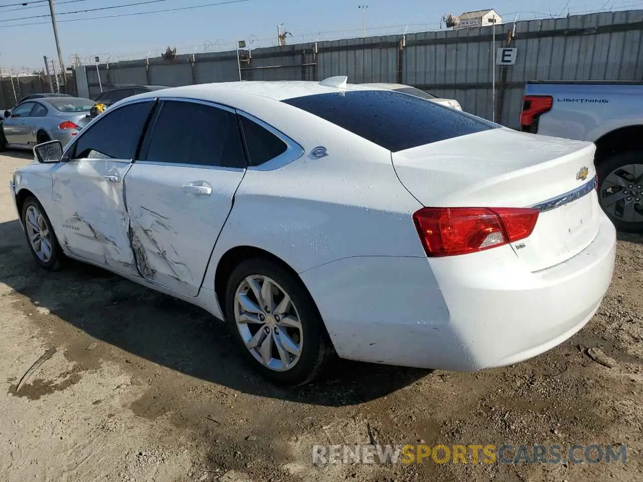 2 fotografías del automóvil dañado 2G11Z5S38K9103859 CHEVROLET IMPALA 2019