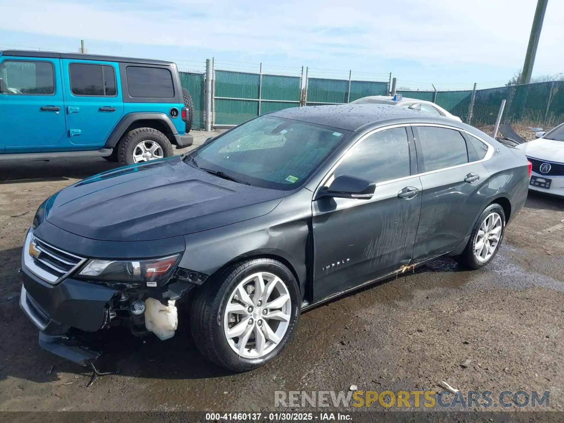 2 fotografías del automóvil dañado 2G11Z5S38K9126526 CHEVROLET IMPALA 2019