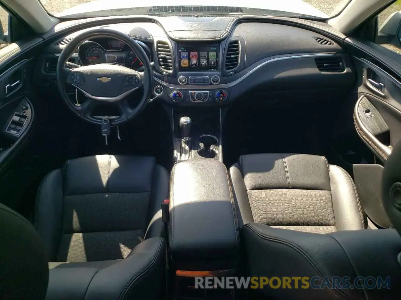8 fotografías del automóvil dañado 2G11Z5SA1K9117679 CHEVROLET IMPALA 2019