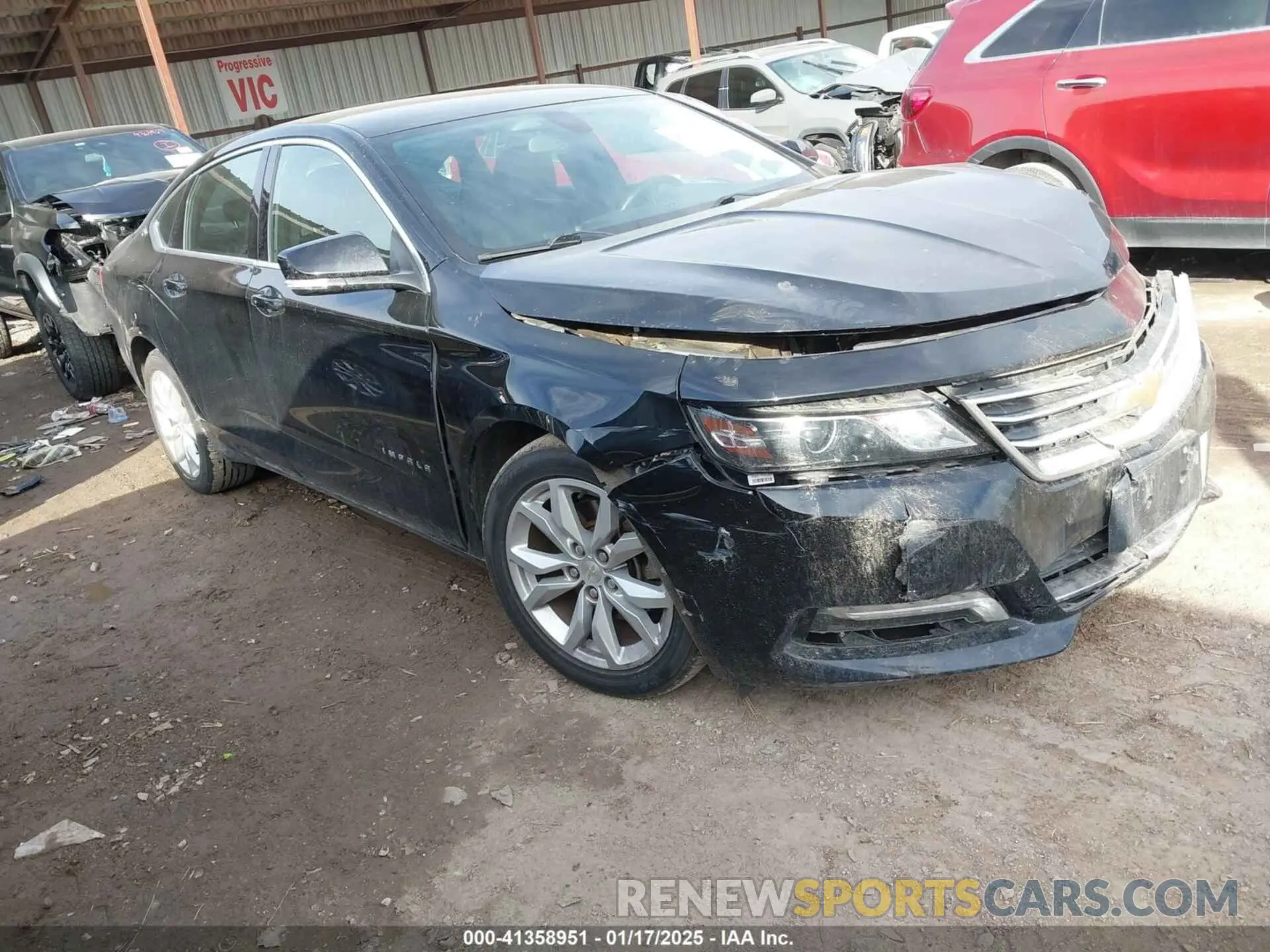 1 fotografías del automóvil dañado 2G11Z5SA1K9133722 CHEVROLET IMPALA 2019
