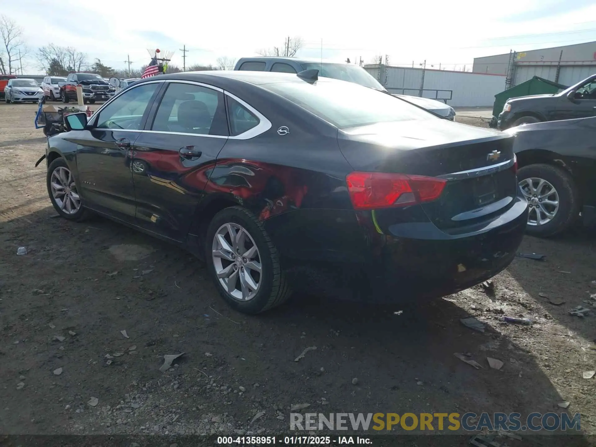 3 fotografías del automóvil dañado 2G11Z5SA1K9133722 CHEVROLET IMPALA 2019