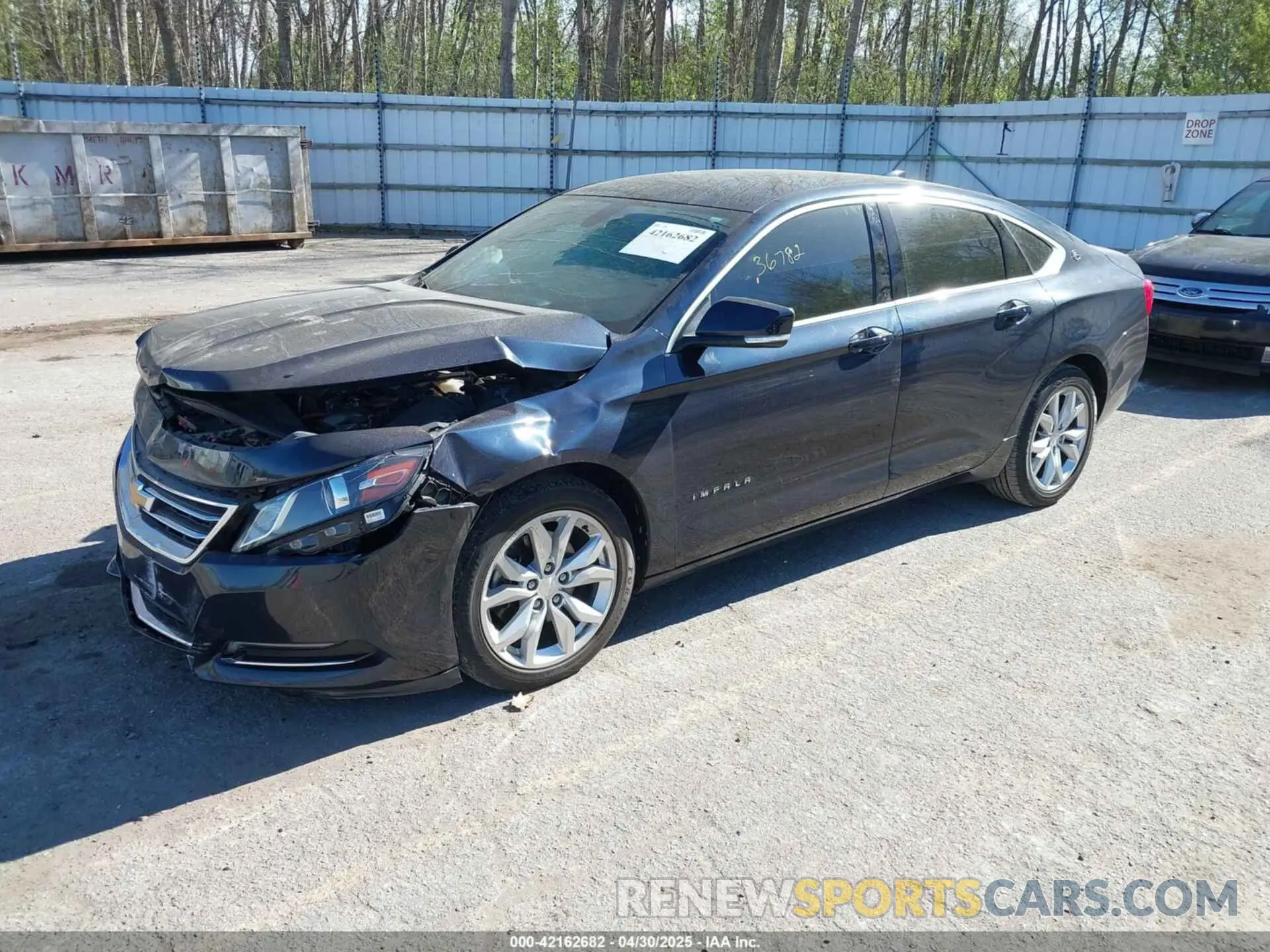 2 fotografías del automóvil dañado 2G11Z5SA1K9136782 CHEVROLET IMPALA 2019