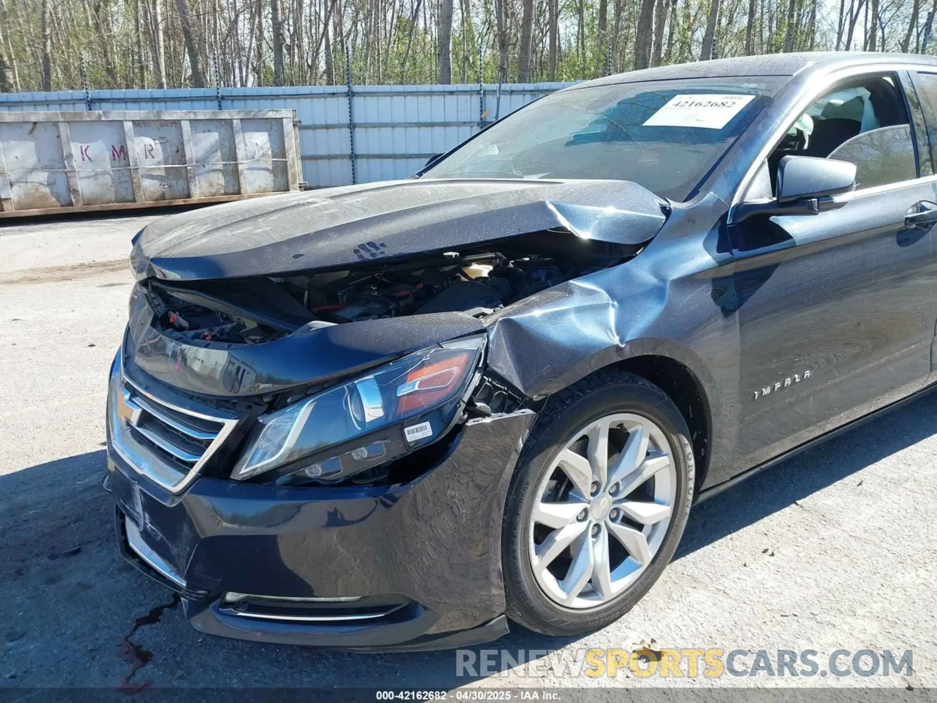 6 fotografías del automóvil dañado 2G11Z5SA1K9136782 CHEVROLET IMPALA 2019
