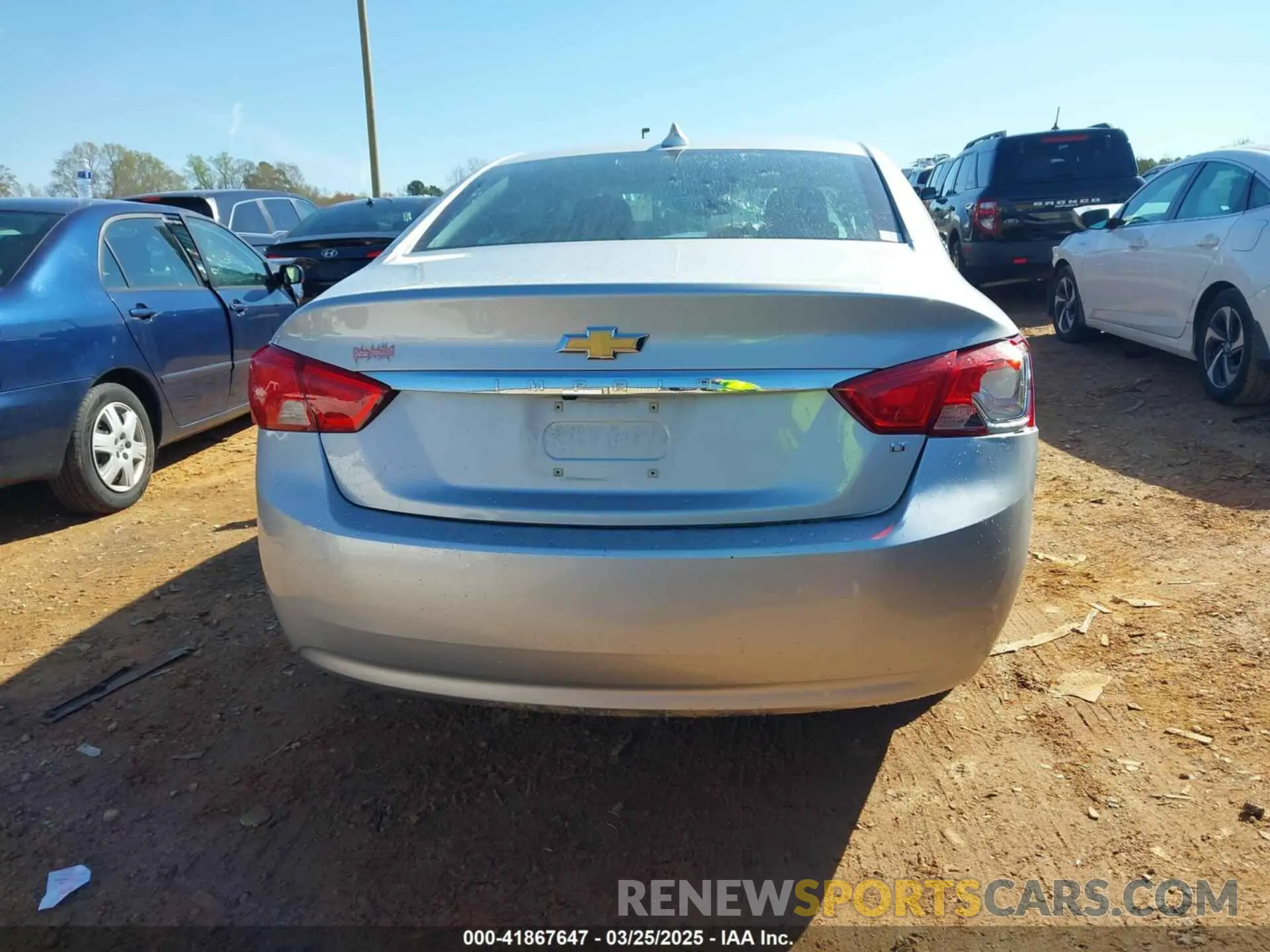 16 fotografías del automóvil dañado 2G11Z5SA1K9142520 CHEVROLET IMPALA 2019