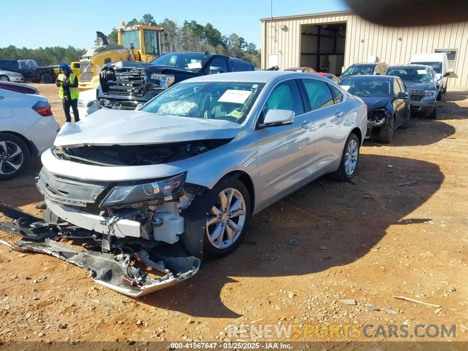 2 fotografías del automóvil dañado 2G11Z5SA1K9142520 CHEVROLET IMPALA 2019